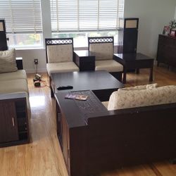 Chinese Solid Wood Living Room Furniture Set ( READ THE DESCRIPTION)