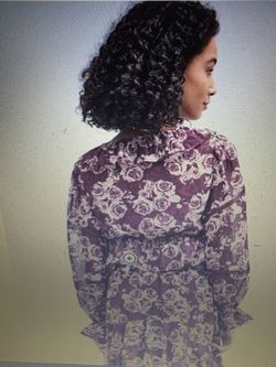 And Now This Wine Cream Top NWT