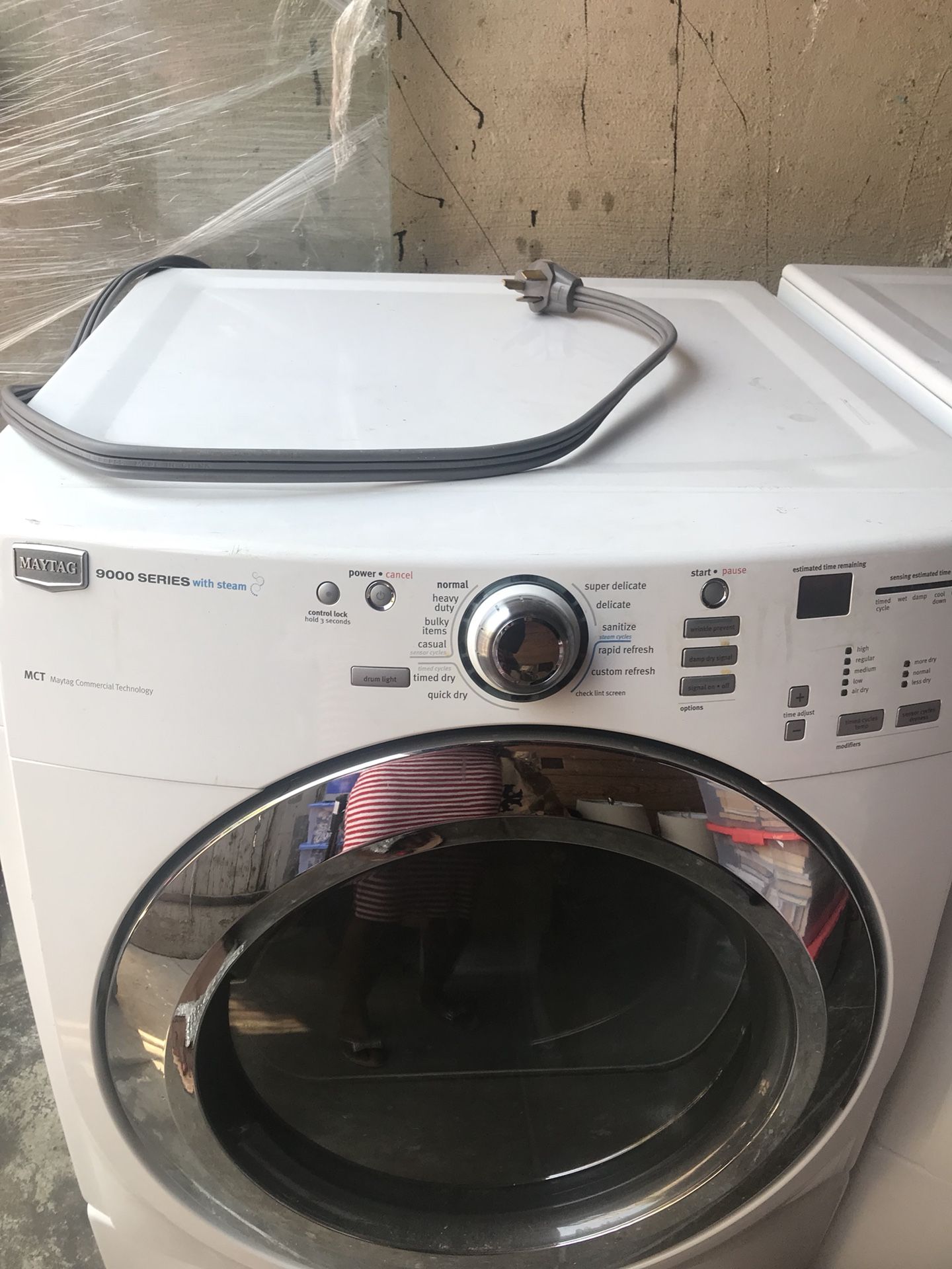 Maytag 9000 series Front Load Washer & Dryer Set with Stream for Sale