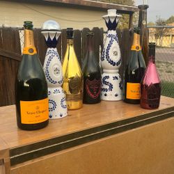Empty Magnum/standard Luxury Alcohol Bottles