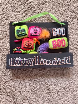 Happy Halloween Cat Toy Gift Set