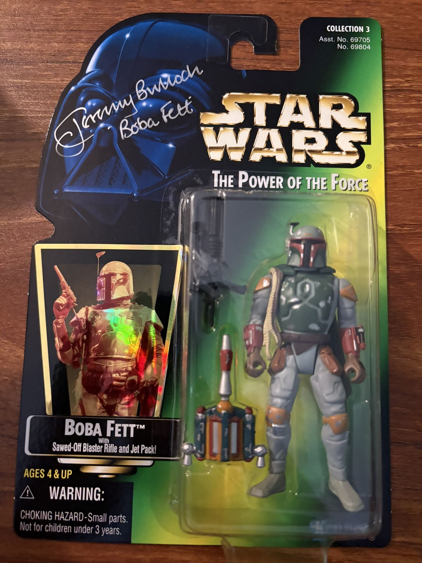 Jeremy Bulloch SIGNED Star Wars “Power Of The Force” Sealed Action Figure