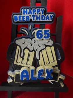 Beer Cake Topper