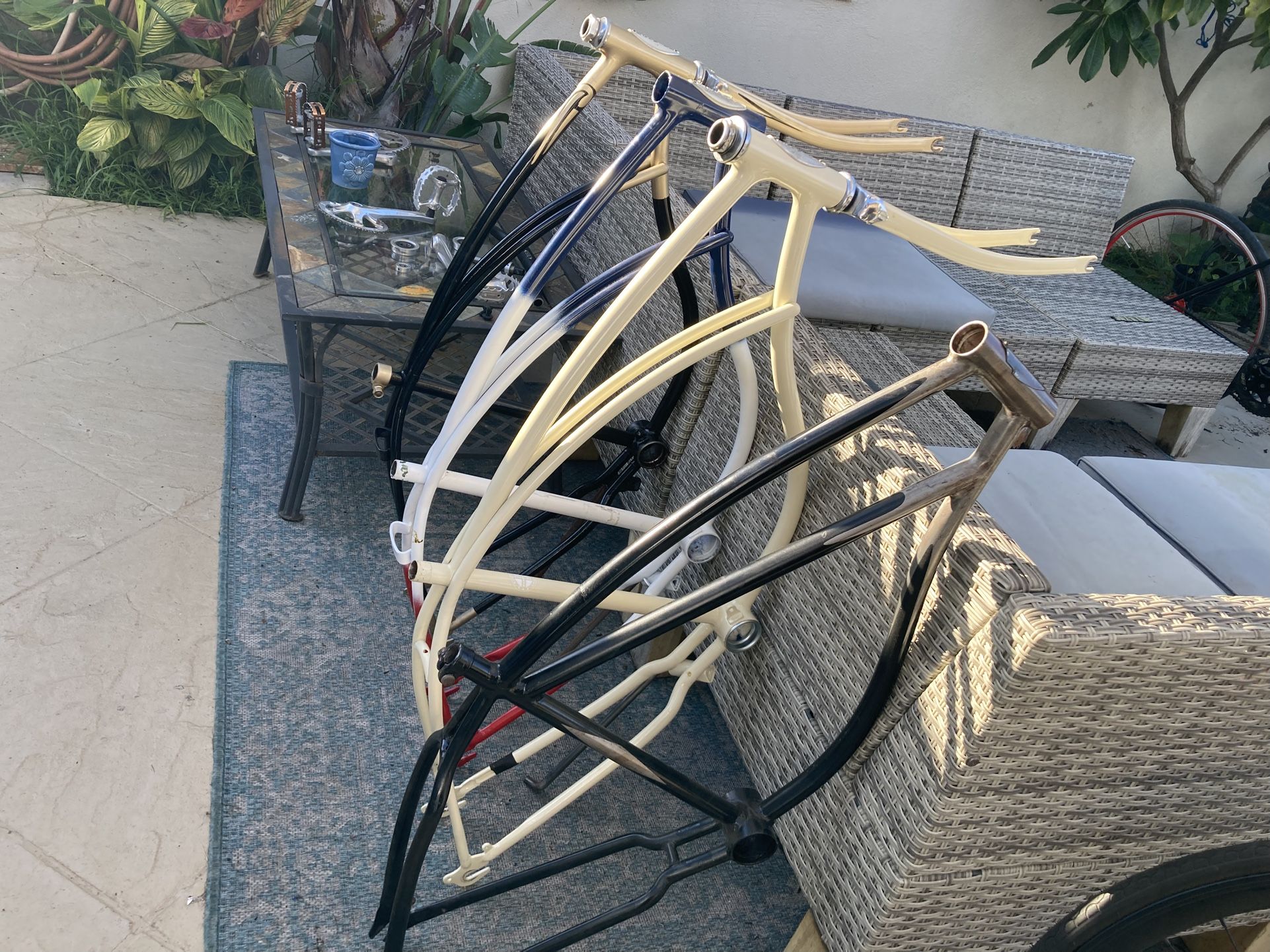 Old School Bicycle Frames. Schwinn