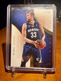 2012-13 Panini Immaculate Collection Marc Gasol #51 Serial Numbered /99