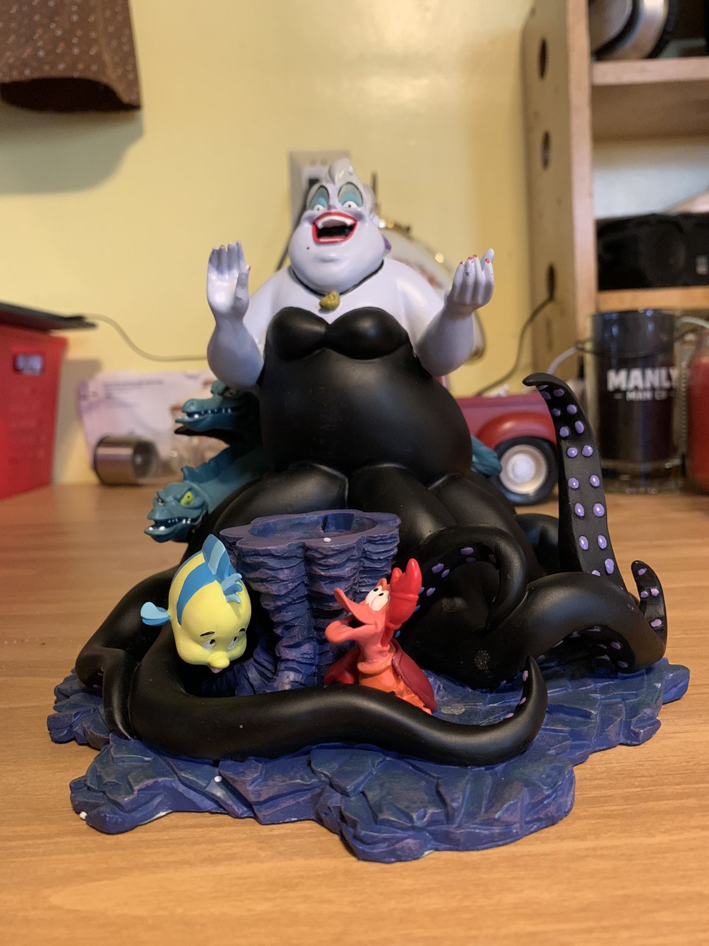 Disney Catalog Exclusive Ursula Sculpture with Mini Snowglobe