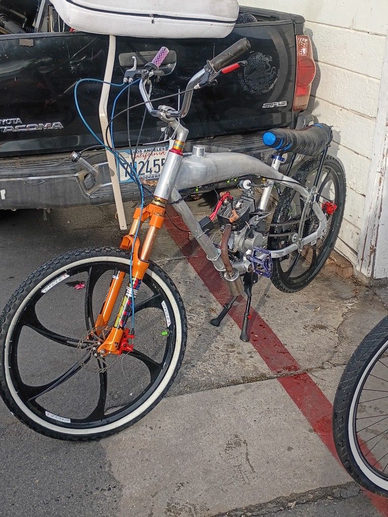 2 Stroke Gas Bike Frame Just Don't Start Everything Is There