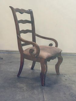 Solid wood ladder back desk chair