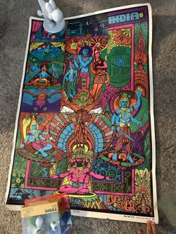Black Light Hippie poster