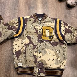 10 Deep Camo Bomber Letterman jacket 