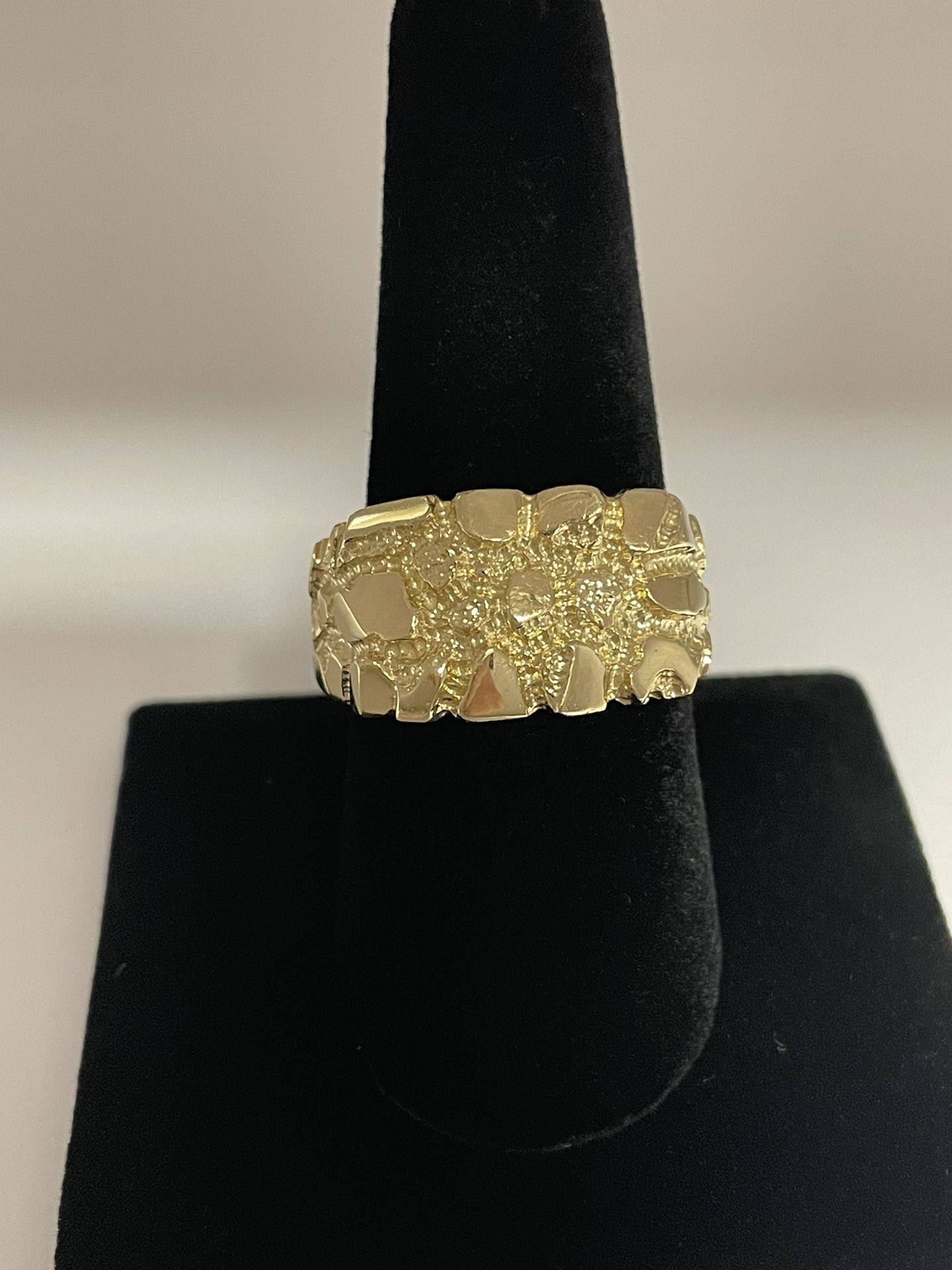 10k Gold Nugget Ring