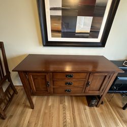 Buffet Table With Storage For Sale 