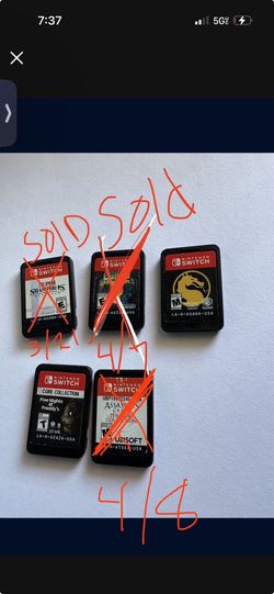 Nintendo switch Games *Cartridges Only