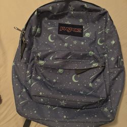 Jansport Backpack Stars & Moons Theme
