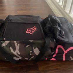 Fox Racing Pink Camo Roller Duffle Bag