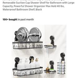 NEW SHOWER CADDY SUCTION CUP 5 PACK