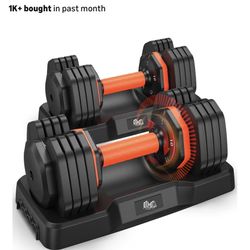 25lb Adjustable Dumbbells 
