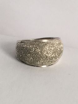 OLD VINTAGE SILVER RING SIZE 7 STAMPED