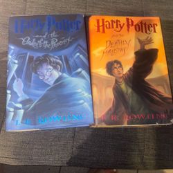Harry Potter and the Deathly Hallows + Harry Potter and the Order of the Phoenix Hardcover Bundle