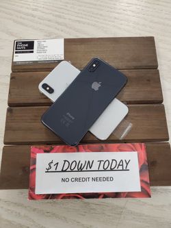 💥 iPhone X for Under $120?! Yup – $1 Down Today and Includes 6-Month Warranty
