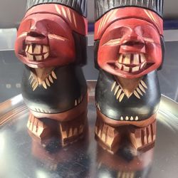 Chilean Indio Picaro Wooden Statue