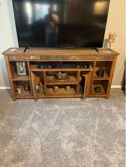 Solid wood Entertainment Center