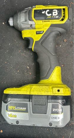 Ryobi ONE+ 18V Impact Driver with 4Ah Battery