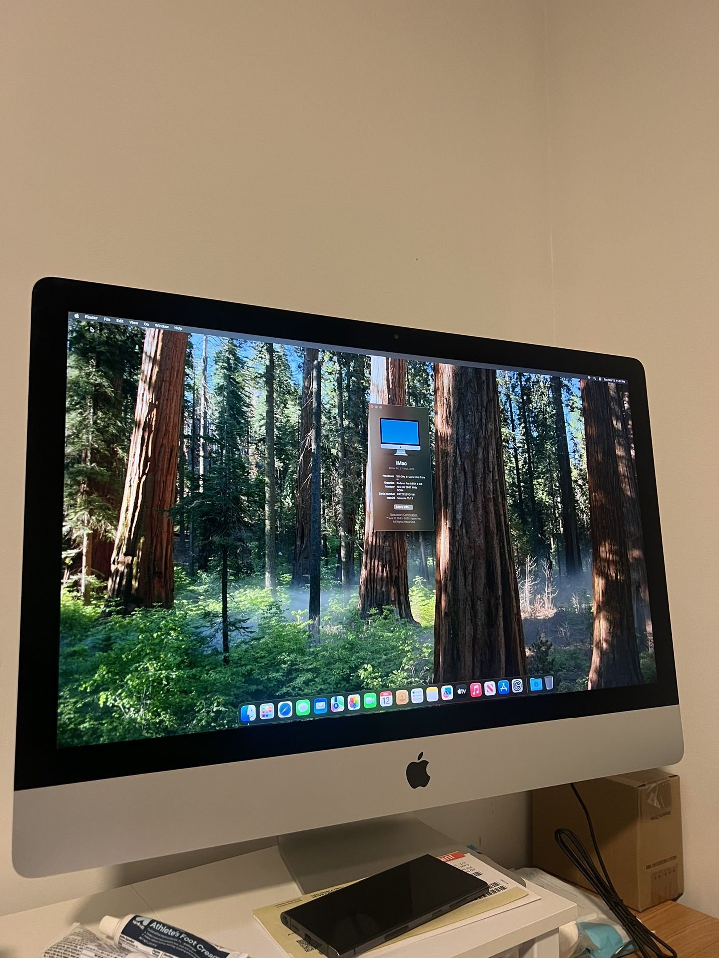 27 iMac 2019 Intel i9 Radeon 580X 128GB RAM