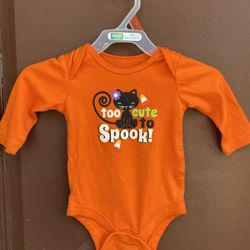 Halloween Long sleeve Bodysuits 3-6 Month.