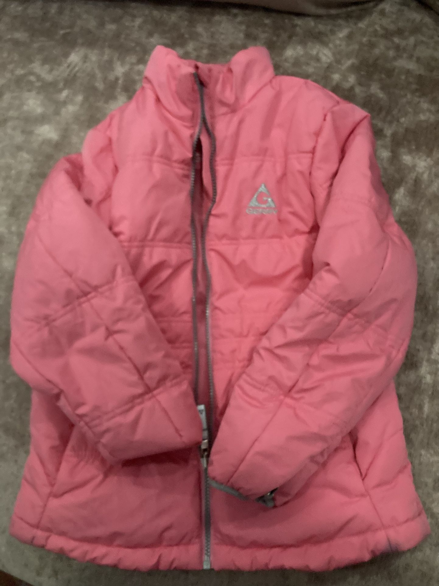 Gerry Brand Girl's Youth Size M 10/12 Pink Puffer Coat Jacket 
