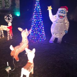 Rudolph And Misfit Toys Outdoor decorations 