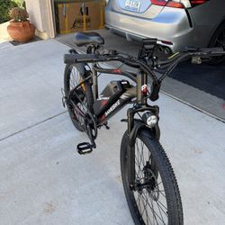 Electric Bike, Seven Speed Mountain Bike