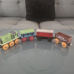 Wooden Train Set 