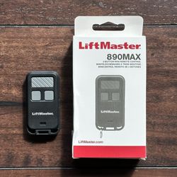 OEM Liftmaster 890MAX Remote [BRAND NEW] and FREE Garage Door Keypad