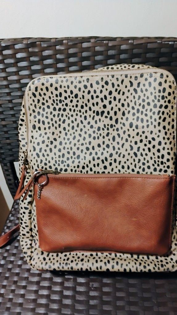 Leather Back Pack