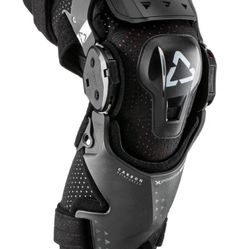 Leatt X-Frame Moto MX Hybrid Carbon Knee Brace Pair Brand New