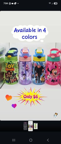 Kids water bottle mini toystory minions and more