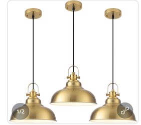 Gold Pendant Light