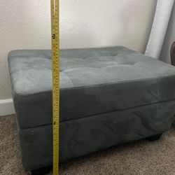 Grey Ottoman