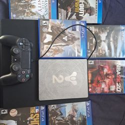 PS4 with Games and 43" TV