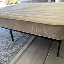 Organic King Helix Birch Mattress And Foundation