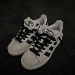 Grey and Black Adidas Campus 00s