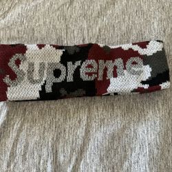 Supreme Camo Reflective Headband