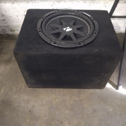 8" Kicker Speaker And Crunch Amp 