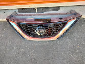 2016-2019 Nissan Sentra grill with Radiator shield.