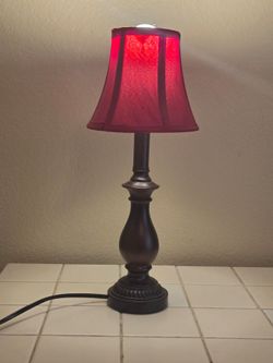 Bronze Urn Table Lamp + Color-Changing Smart LED Bulb - Works with App/Google Home!