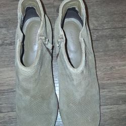 Violet And Red Ankle Boots 