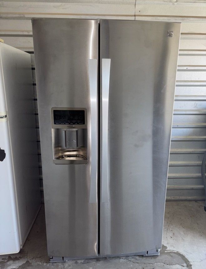 Kenmore Stainless Steel Refrigerator And Freezer