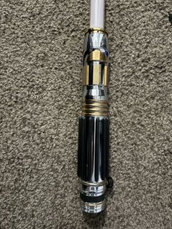 Star Wars Mace Windu FX Lightsaber (2005 Master Replicas) - Purple Blade