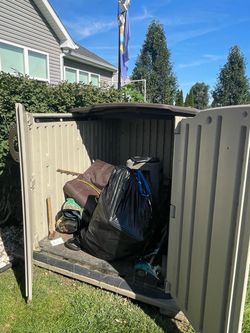 Outdoor Plastic Storage  Shed and Deck Box